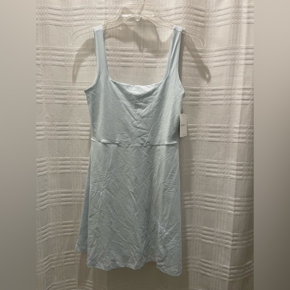 Beyond yoga charmed mini dress size small light blue pockets - Picture 4 of 9